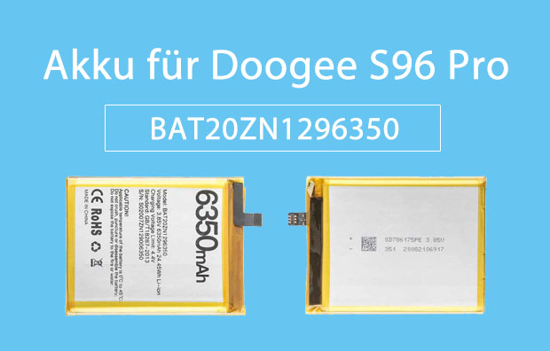 Doogee BAT20ZN1296350 Ersatzakku